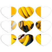 Магнитные фотопазлы Сердце 50 на 50 набор 9 штук Миньон Стюарт