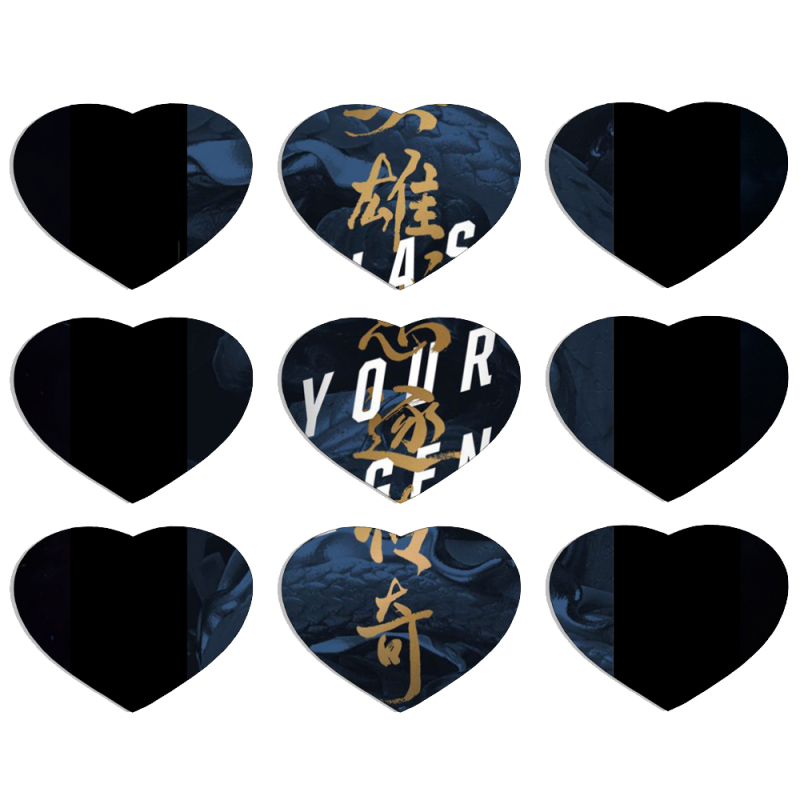 Магнитные фотопазлы Сердце 50 на 50 набор 9 штук 