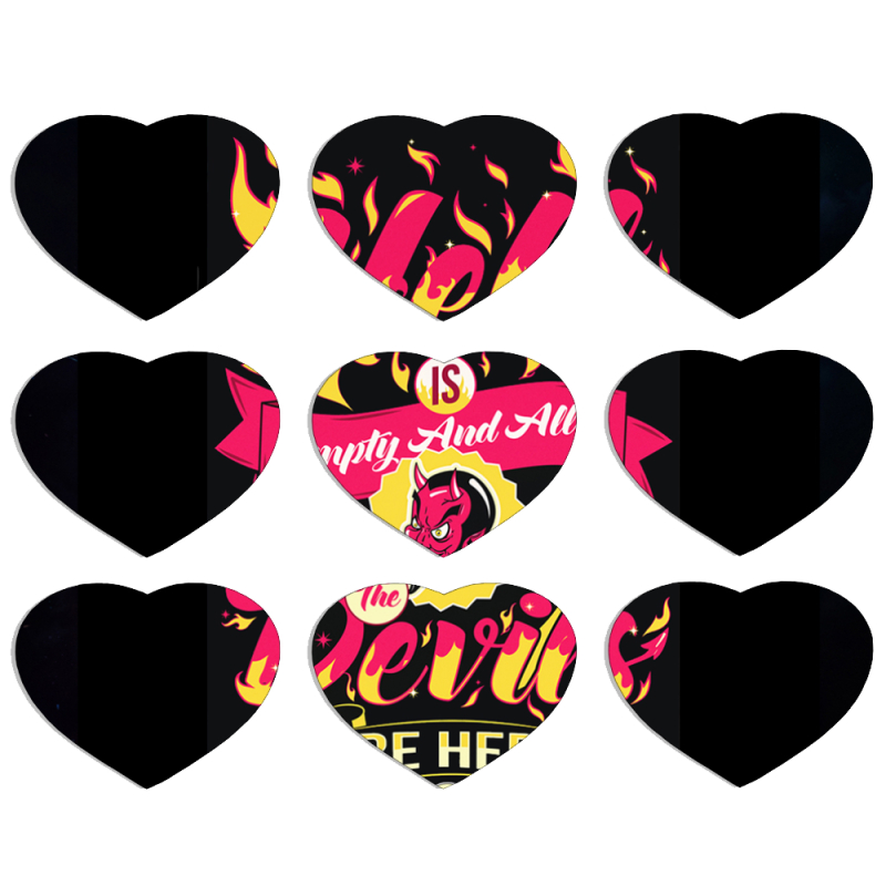 Магнитные фотопазлы Сердце 50 на 50 набор 9 штук 