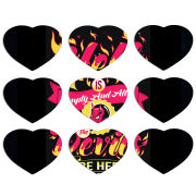 Магнитные фотопазлы Сердце 50 на 50 набор 9 штук 