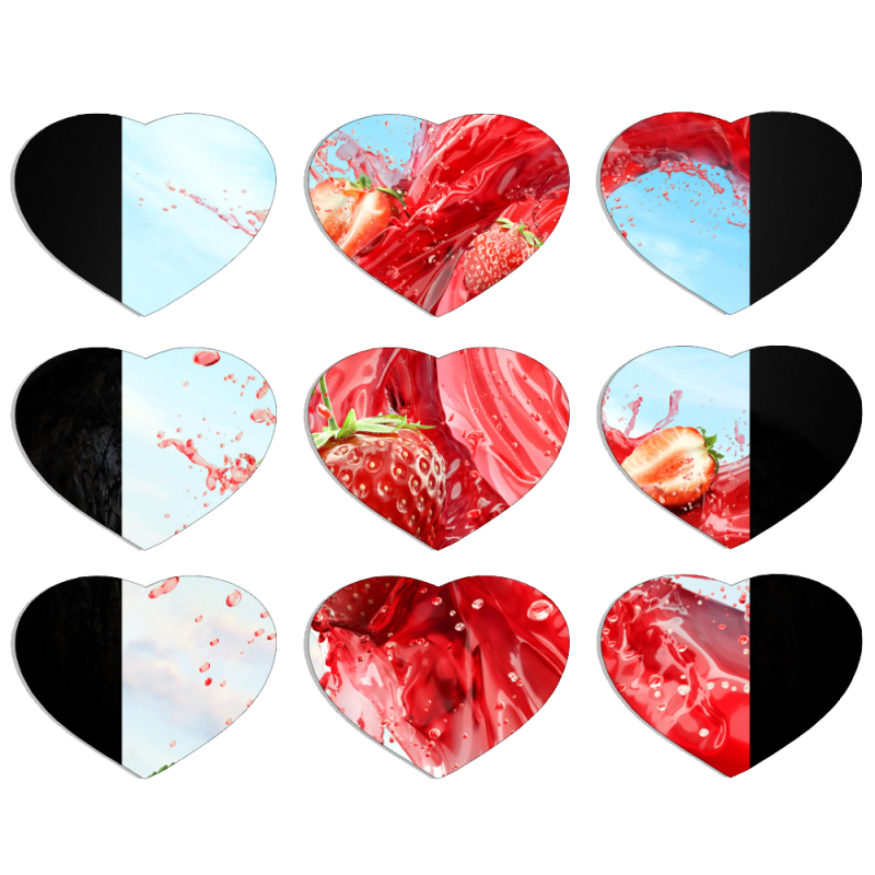 Магнитные фотопазлы Сердце 50 на 50 набор 9 штук 