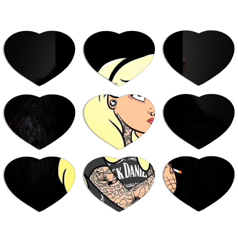 Магнитные фотопазлы Сердце 50 на 50 набор 9 штук 