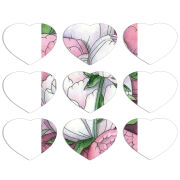 Магнитные фотопазлы Сердце 50 на 50 набор 9 штук 
