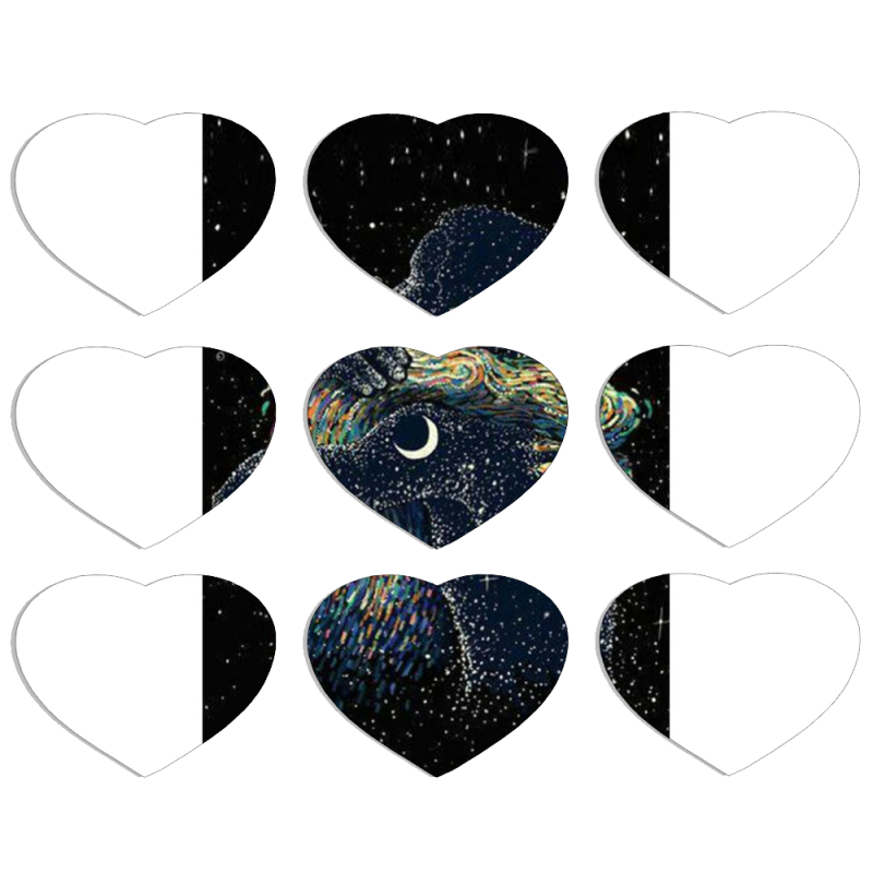 Магнитные фотопазлы Сердце 50 на 50 набор 9 штук 