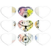 Магнитные фотопазлы Сердце 50 на 50 набор 9 штук 