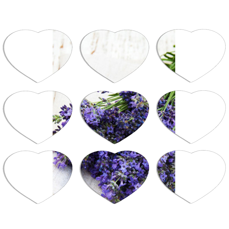 Магнитные фотопазлы Сердце 50 на 50 набор 9 штук 