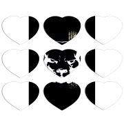 Магнитные фотопазлы Сердце 50 на 50 набор 9 штук 