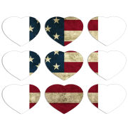 Магнитные фотопазлы Сердце 50 на 50 набор 9 штук 