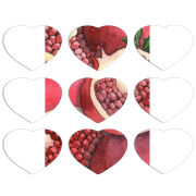 Магнитные фотопазлы Сердце 50 на 50 набор 9 штук 