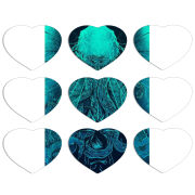 Магнитные фотопазлы Сердце 50 на 50 набор 9 штук 