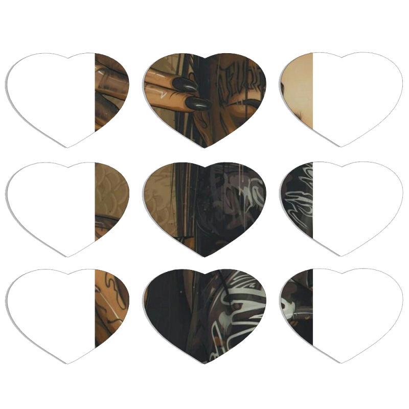 Магнитные фотопазлы Сердце 50 на 50 набор 9 штук 