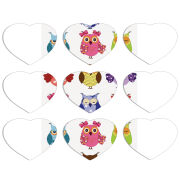 Магнитные фотопазлы Сердце 50 на 50 набор 9 штук 