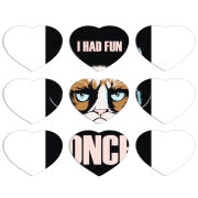 Магнитные фотопазлы Сердце 50 на 50 набор 9 штук 