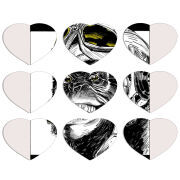 Магнитные фотопазлы Сердце 50 на 50 набор 9 штук 