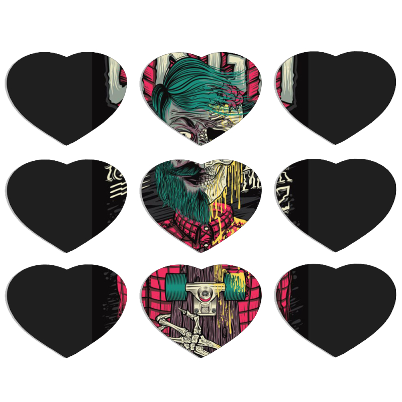 Магнитные фотопазлы Сердце 50 на 50 набор 9 штук 