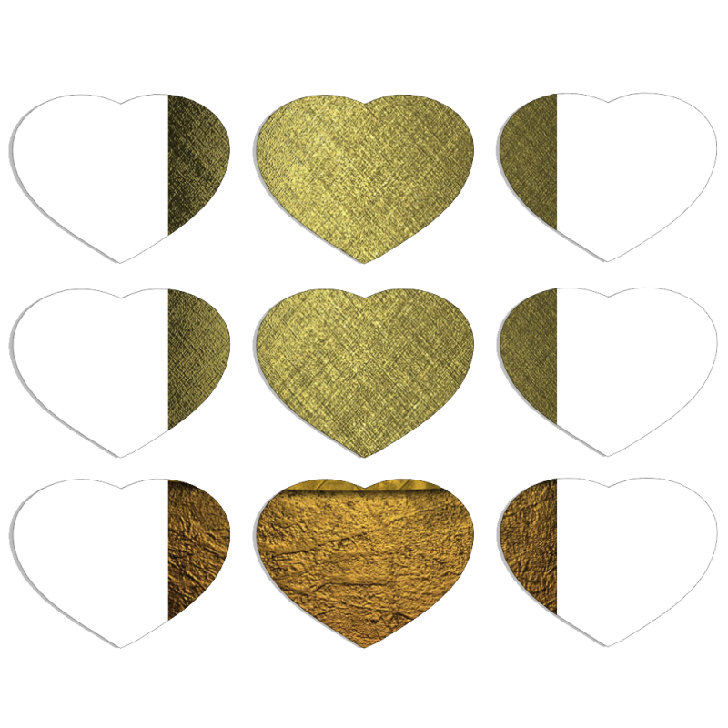 Магнитные фотопазлы Сердце 50 на 50 набор 9 штук 