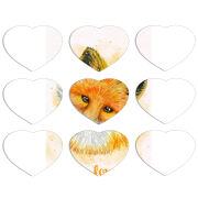 Магнитные фотопазлы Сердце 50 на 50 набор 9 штук 