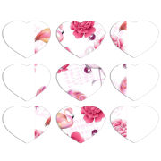 Магнитные фотопазлы Сердце 50 на 50 набор 9 штук 