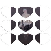 Магнитные фотопазлы Сердце 50 на 50 набор 9 штук Sherlock