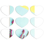 Магнитные фотопазлы Сердце 50 на 50 набор 9 штук 