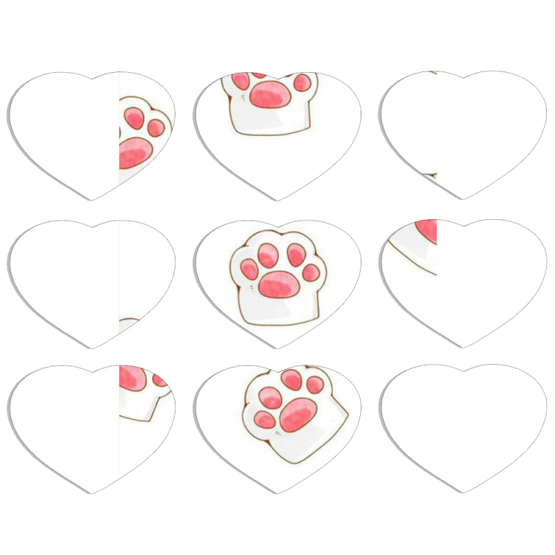 Магнитные фотопазлы Сердце 50 на 50 набор 9 штук 