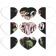 Магнитные фотопазлы Сердце 50 на 50 набор 9 штук 