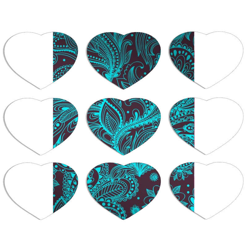 Магнитные фотопазлы Сердце 50 на 50 набор 9 штук 