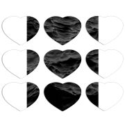 Магнитные фотопазлы Сердце 50 на 50 набор 9 штук 