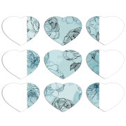 Магнитные фотопазлы Сердце 50 на 50 набор 9 штук 