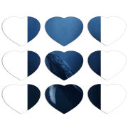 Магнитные фотопазлы Сердце 50 на 50 набор 9 штук 