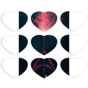 Магнитные фотопазлы Сердце 50 на 50 набор 9 штук 