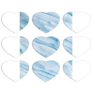 Магнитные фотопазлы Сердце 50 на 50 набор 9 штук 