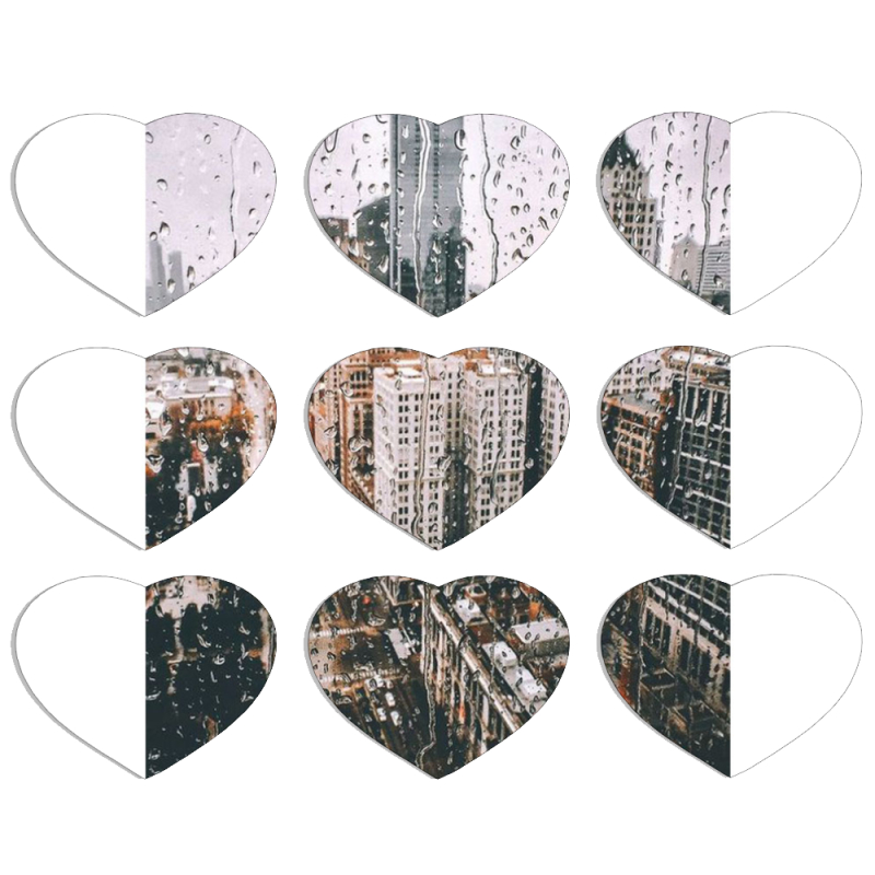 Магнитные фотопазлы Сердце 50 на 50 набор 9 штук 