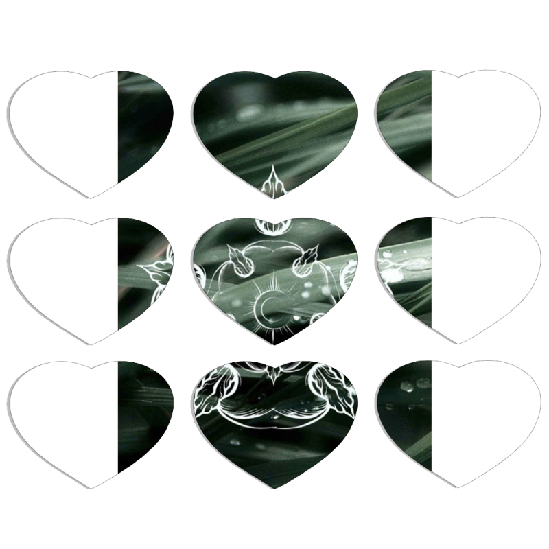 Магнитные фотопазлы Сердце 50 на 50 набор 9 штук 