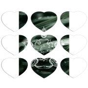 Магнитные фотопазлы Сердце 50 на 50 набор 9 штук 
