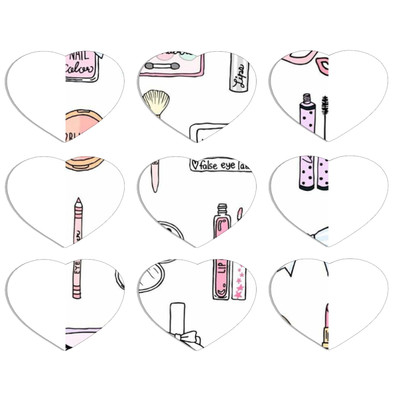 Магнитные фотопазлы Сердце 50 на 50 набор 9 штук 