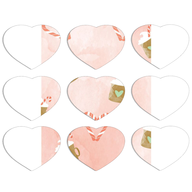 Магнитные фотопазлы Сердце 50 на 50 набор 9 штук 