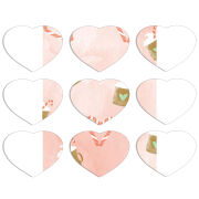 Магнитные фотопазлы Сердце 50 на 50 набор 9 штук 