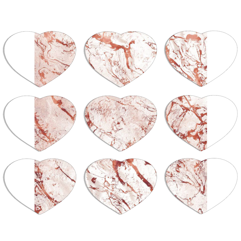 Магнитные фотопазлы Сердце 50 на 50 набор 9 штук 