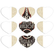 Магнитные фотопазлы Сердце 50 на 50 набор 9 штук 