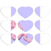 Магнитные фотопазлы Сердце 50 на 50 набор 9 штук 