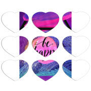 Магнитные фотопазлы Сердце 50 на 50 набор 9 штук 