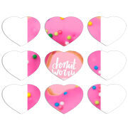 Магнитные фотопазлы Сердце 50 на 50 набор 9 штук 