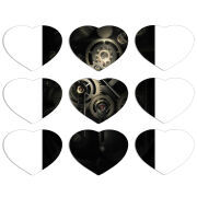 Магнитные фотопазлы Сердце 50 на 50 набор 9 штук 