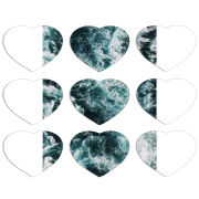 Магнитные фотопазлы Сердце 50 на 50 набор 9 штук 