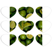 Магнитные фотопазлы Сердце 50 на 50 набор 9 штук 