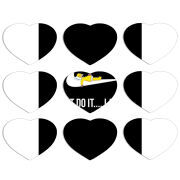 Магнитные фотопазлы Сердце 50 на 50 набор 9 штук 