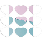 Магнитные фотопазлы Сердце 50 на 50 набор 9 штук 