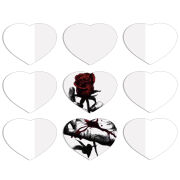 Магнитные фотопазлы Сердце 50 на 50 набор 9 штук 