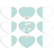 Магнитные фотопазлы Сердце 50 на 50 набор 9 штук 